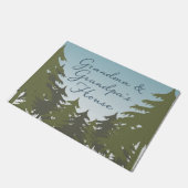 Großmutter-und des Großvaters Haus-Tür-Matte Fußmatte (Schrägansicht)