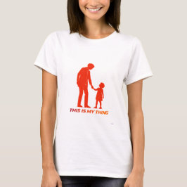 Großmutter und Enkelin Silhouette Lifestyle T-Shirt