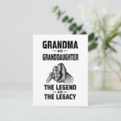 Großmutter und Großtochter Legende und Vermächtnis Einladung (Stehend Vorderseite)