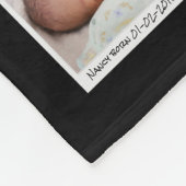 Großmutter und Großvater Familie FotoCollage Fleecedecke (Ecke)