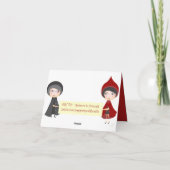 Großmutter-Valentinsgruß Feiertagskarte (Rückseite)