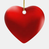 Großmutter-Verzierungs-Herz Keramik Ornament (Hinten)