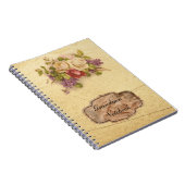 Großmutter-Vintage Rose Notizblock (Rechte Seite)