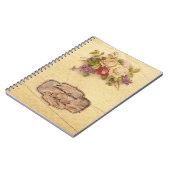Großmutter-Vintage Rose Notizblock (Linke Seite)