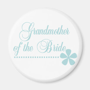Großmutter von Bride Aquamarin Elegance Magnet