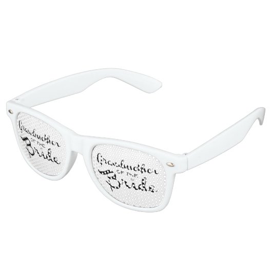 Großmutter von Bride Black auf Weiß Sonnenbrille (Schrägansicht)