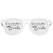 Großmutter von Bride Black auf Weiß Sonnenbrille (Vorderseite)