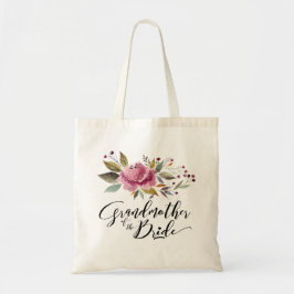 Großmutter von Bride Floral Budget Tote Tag Tragetasche