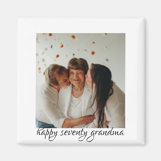 Großmutter von drei Generationen Magnet (Vorne)