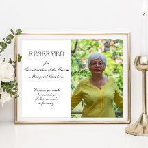 Großmutter von Groom Foto Gedenkstätte Hochzeit