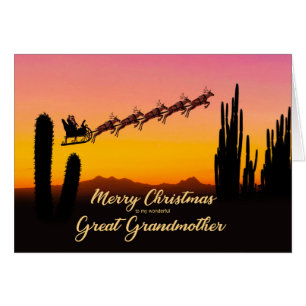 Großmutter Weihnachten Weihnachten über Wüste
