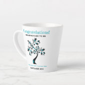 Großmutter zu blauem Blumenbaum Milchtasse (Linke Ecke)