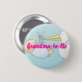 Großmutter-zu-Seien Sie Button (Vorne & Hinten)