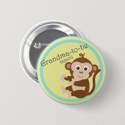 Großmutter-zu-seien Sie (wieder) Button (Vorne & Hinten)