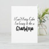 Großmutter zu sein - zu Oma befördert (Stehend Vorderseite)