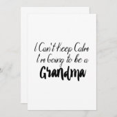 Großmutter zu sein - zu Oma befördert (Vorne/Hinten)