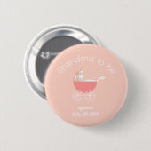 Großmutter zum SeinBaby Mädchen-Knopf Button (Vorne & Hinten)