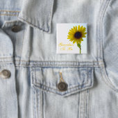 Großmutter, zum Sonnenblume-Button zu sein Button (Beispiel)
