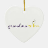 Großmutter zur Biene Keramikornament (Vorne)