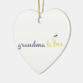 Großmutter zur Biene Keramikornament (Links)