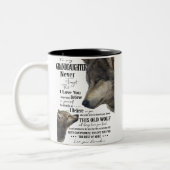 Großmutter Zweifarbige Tasse (Links)