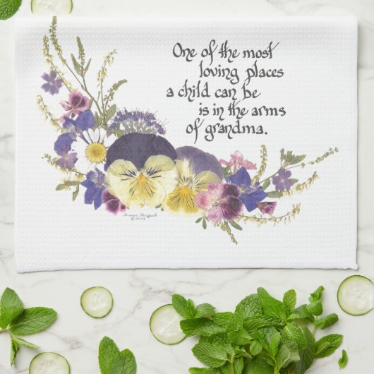 Großmuttergeschenke Geschirrtuch (Gefaltet)