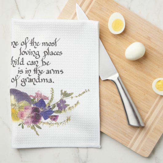 Großmuttergeschenke Geschirrtuch (Viertel Falte)