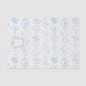 Großmütterliche Blumen Personalized Seidenpapier (Vorderseite)