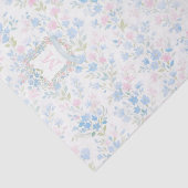 Großmütterliche Blumen Personalized Seidenpapier (Ausschnitt)