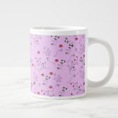 Großmutters Blumen-Garten-Muster Jumbo-Tasse (Rechts)