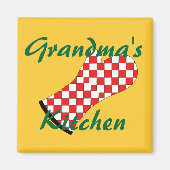Großmutter's Kitchen Magnet (Vorne)