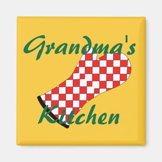 Großmutter's Kitchen Magnet (Vorne)