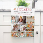 Großmutter's Küche | 8 FOTO PERSONALISIERT<br><div class="desc">Modernes Teetuch mit 8 Fotos. Mit "Oma's Kitchen Meals and Erinnerungen are Made here" mit Raum für individuelle Nachrichten, Namen und/oder Jahr. Das sind Muttertagsgeschenke, die perfekt für jede Mutter sind. Ein Geschenk, das sie ein Leben lang schätze! Kann für jeden Mönch angepasst werden - Mama, Oma, Nana, Meema, Abuelito,...</div>