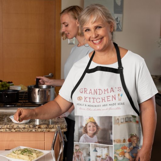 Großmutter's Küche | 8 FOTO PERSONALISIERT Schürze