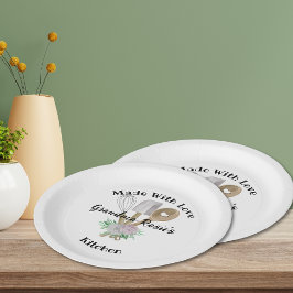 Großmutter's Küche | Aus Liebe Personalisiert gema Pappteller