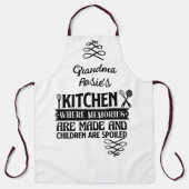Großmutter's Küche | Erinnerungen verwöhnte Kinder Schürze (Vorderseite)