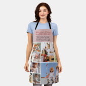 Großmutter's Küche | Farbblockfoto-Collage Schürze (Getragen)