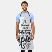 Großmutter's Küche | Personalisierter Kaffee Pie & Schürze (Getragen)