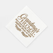 Großmutter's Küche Serviette (Ecke)