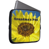 Großmutter's Laptop Case Sleeve Sonnenblumen Gesch (Vorne Rechts)