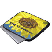 Großmutter's Laptop Case Sleeve Sonnenblumen Gesch (Vorne Knopf)