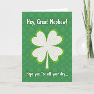 Großneffe Lucky Clover Karte