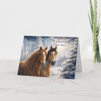 Großnichte Weihnachten Ferien Pferde
