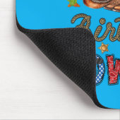 Großonkel des Geburtstags-Cowboys Western Mousepad (Ecke)