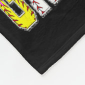 Großonkel von beiden halben Baseball-Softball-Eis Fleecedecke (Ecke)