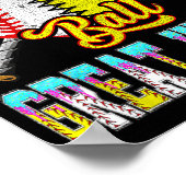 Großonkel von beiden halben Baseball-Softball-Eis Poster (Ecke)