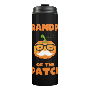 Großopfer-halloween-Kürbispflaster Thermosbecher