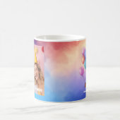 Großpa Birthday Foto Message Balloons Modern 2002 Kaffeetasse (Mittel)