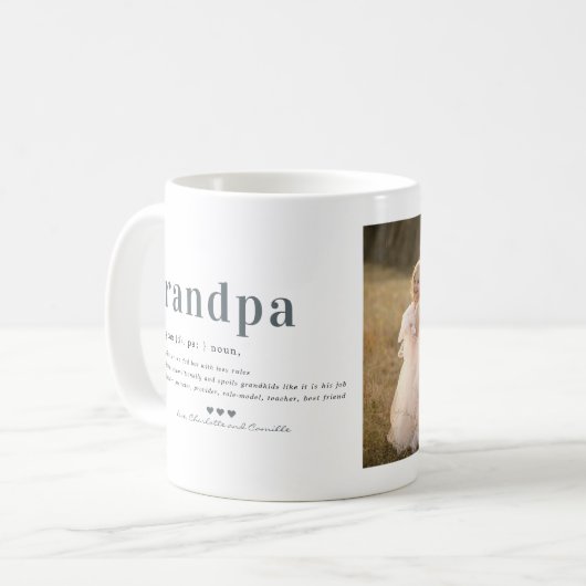 GroßPA-Definition | 3 FotoCollage Kaffeetasse (Vorderseite Links)