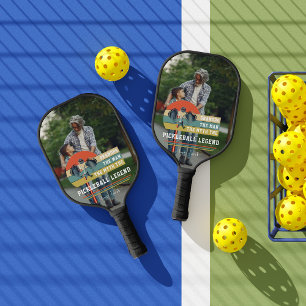Großpa Pickleball Legende   Benutzerdefiniertes Fo Schläger